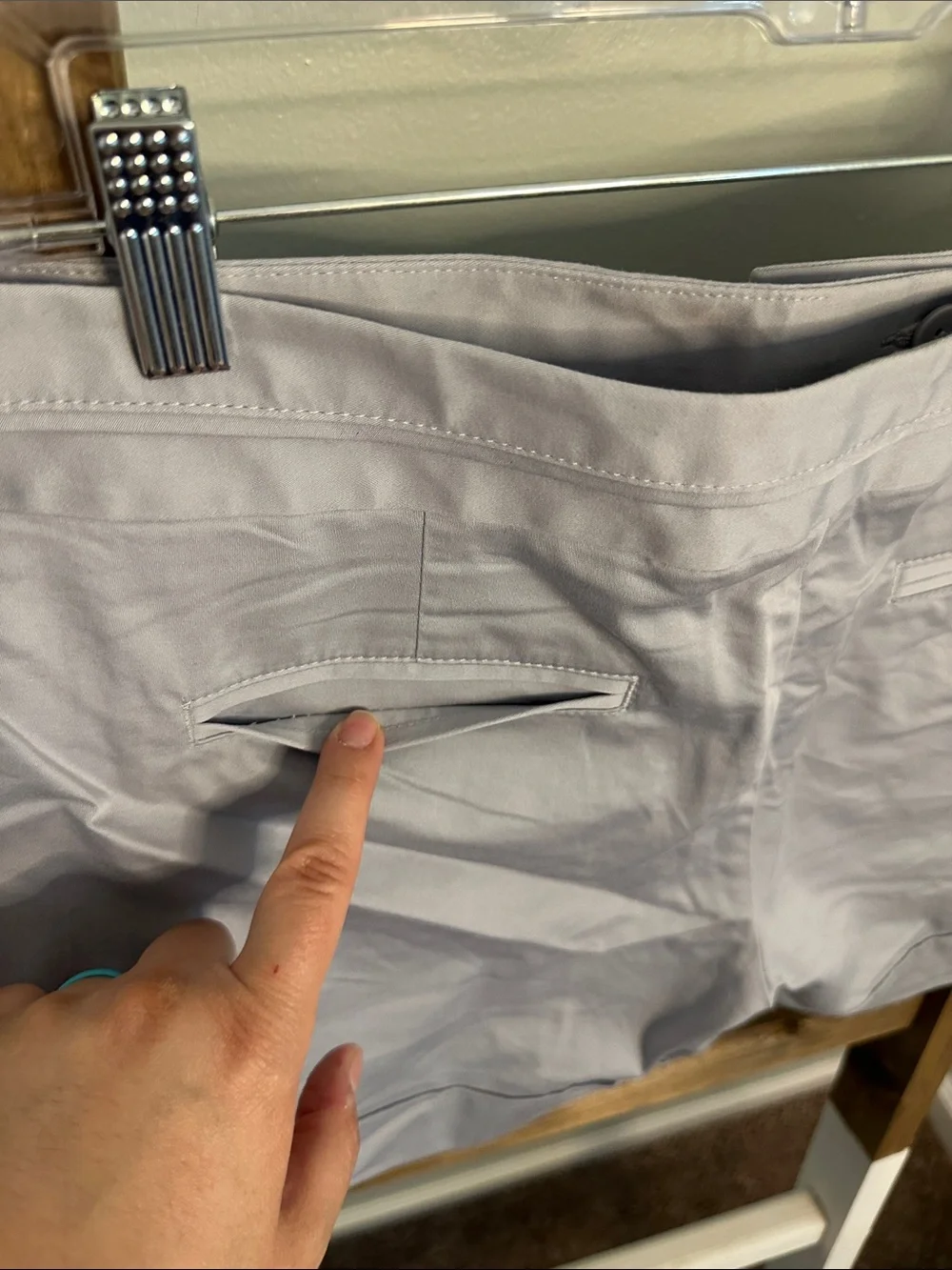 Express shorts pale